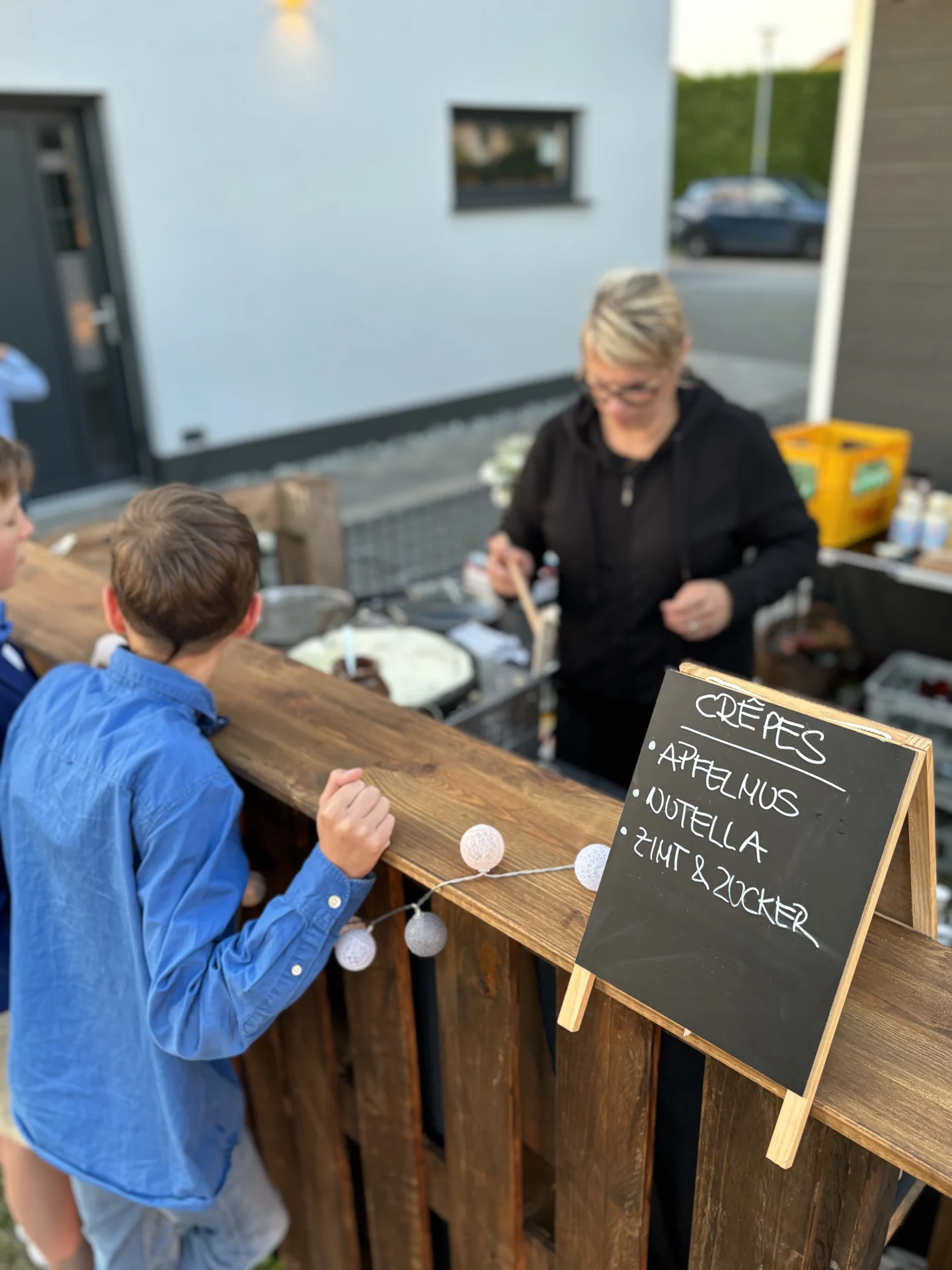 Ausgabe am Foodtruck